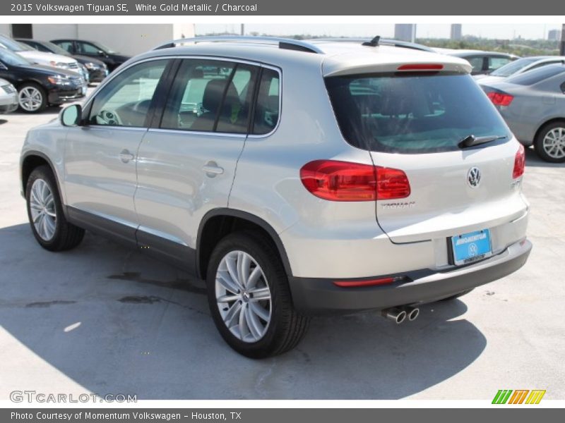 White Gold Metallic / Charcoal 2015 Volkswagen Tiguan SE