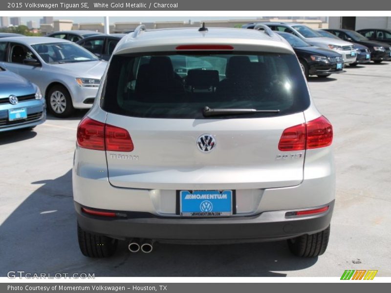 White Gold Metallic / Charcoal 2015 Volkswagen Tiguan SE