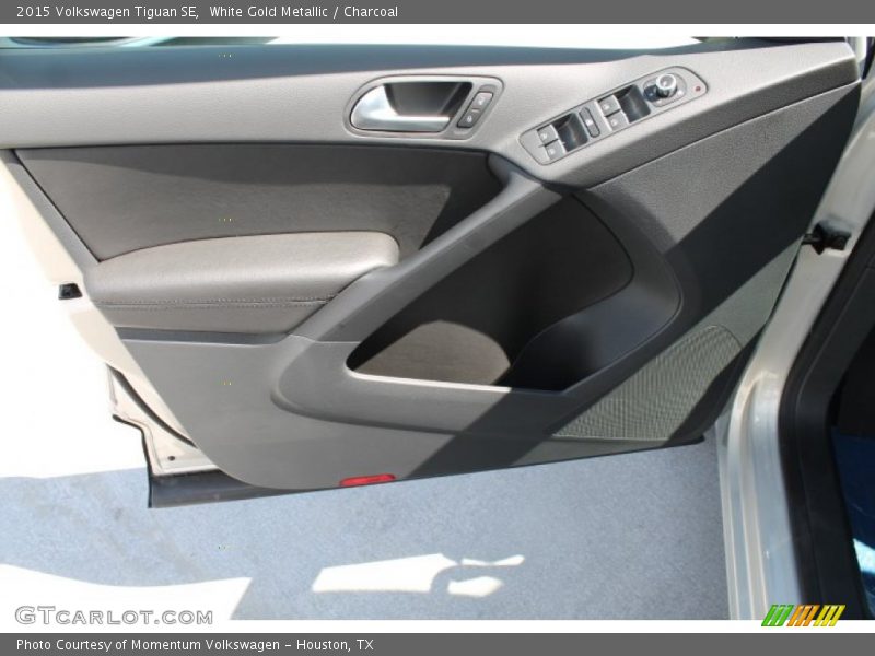 White Gold Metallic / Charcoal 2015 Volkswagen Tiguan SE