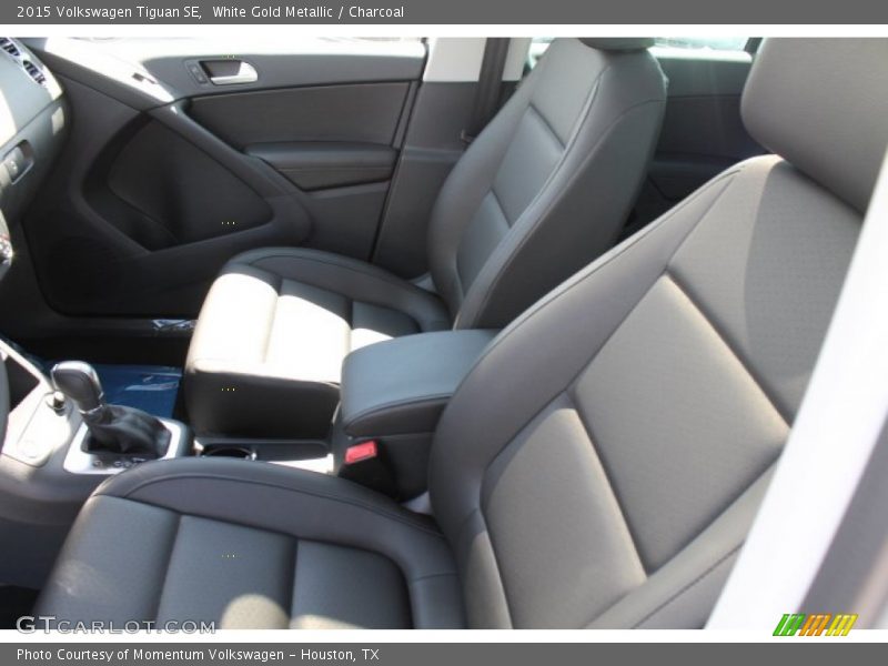 White Gold Metallic / Charcoal 2015 Volkswagen Tiguan SE