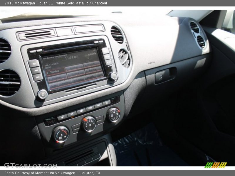White Gold Metallic / Charcoal 2015 Volkswagen Tiguan SE