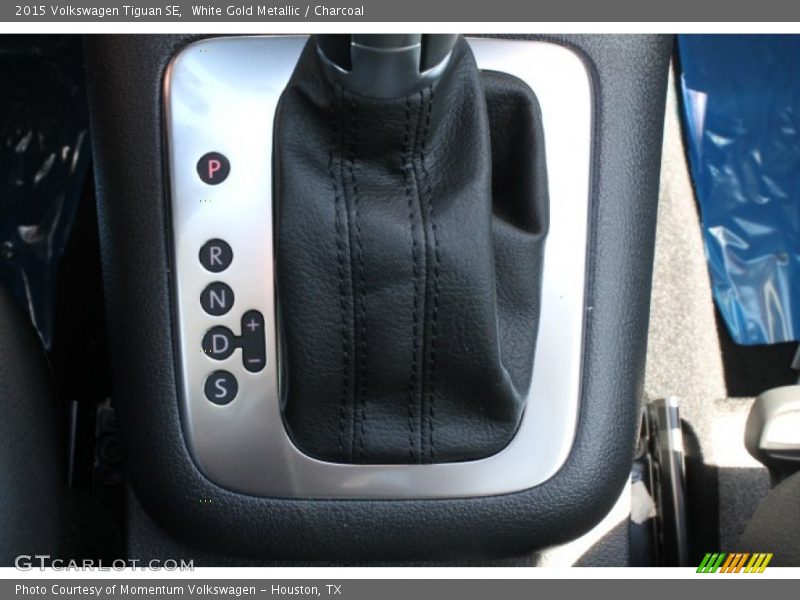 White Gold Metallic / Charcoal 2015 Volkswagen Tiguan SE