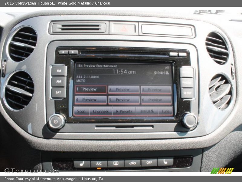 White Gold Metallic / Charcoal 2015 Volkswagen Tiguan SE