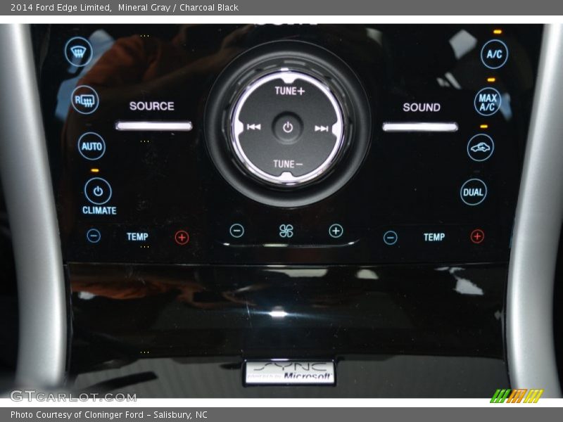 Mineral Gray / Charcoal Black 2014 Ford Edge Limited