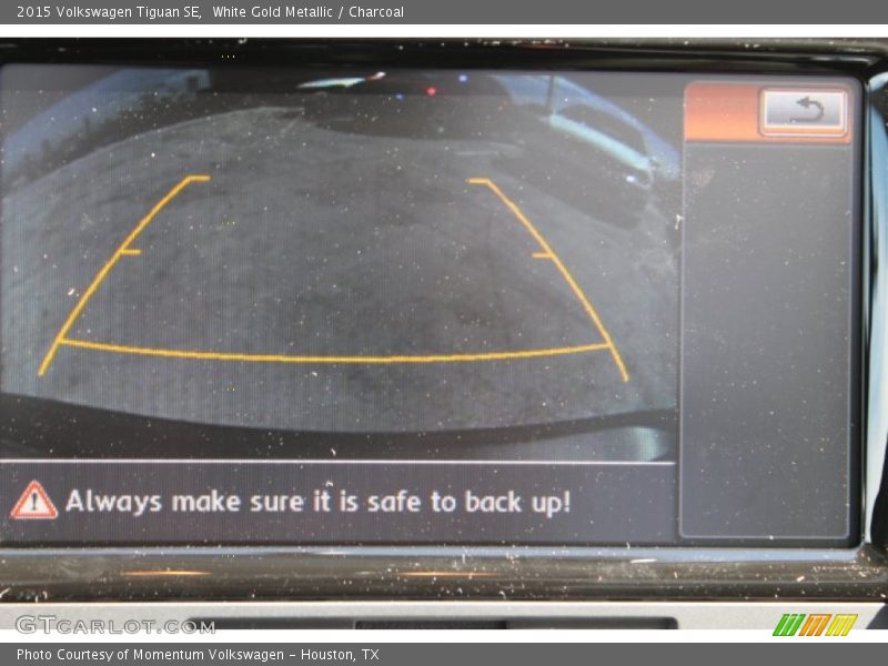 White Gold Metallic / Charcoal 2015 Volkswagen Tiguan SE