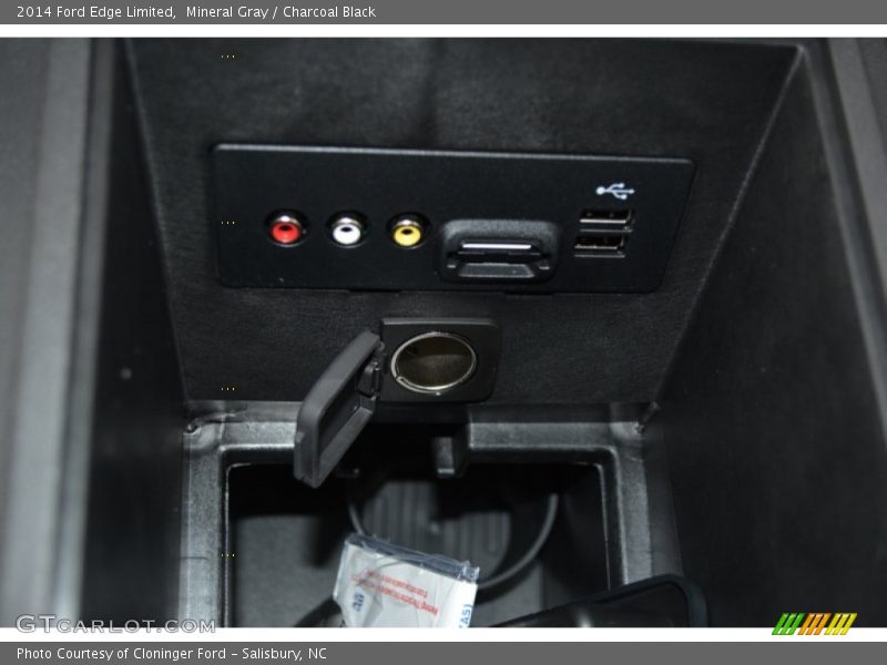 Mineral Gray / Charcoal Black 2014 Ford Edge Limited