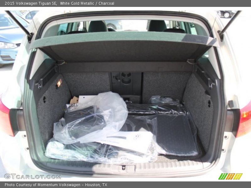 White Gold Metallic / Charcoal 2015 Volkswagen Tiguan SE