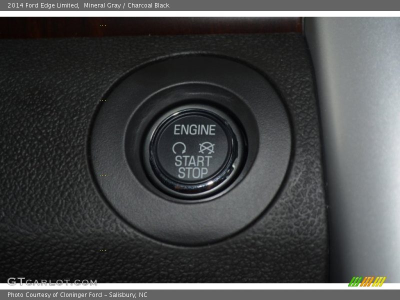 Mineral Gray / Charcoal Black 2014 Ford Edge Limited