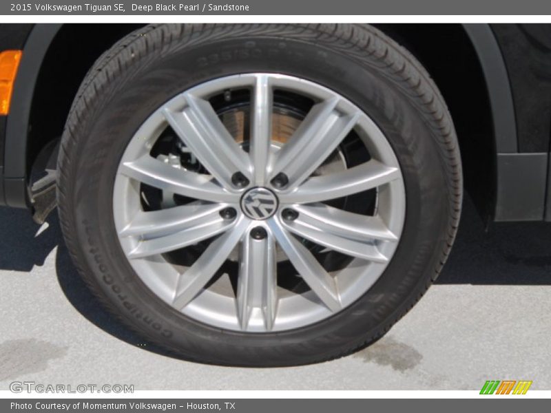 Deep Black Pearl / Sandstone 2015 Volkswagen Tiguan SE