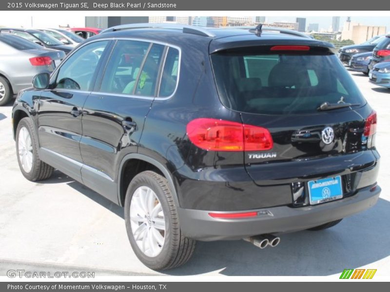 Deep Black Pearl / Sandstone 2015 Volkswagen Tiguan SE