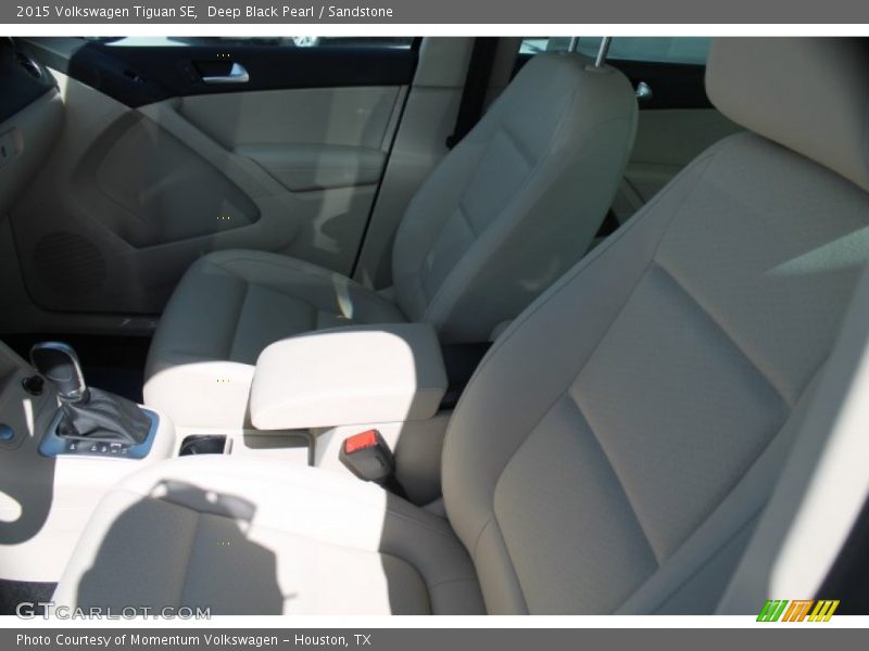 Deep Black Pearl / Sandstone 2015 Volkswagen Tiguan SE