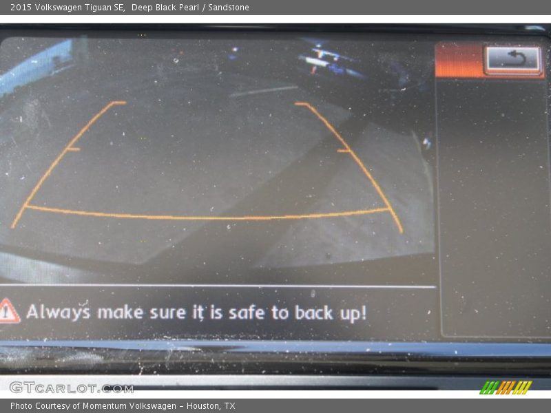 Deep Black Pearl / Sandstone 2015 Volkswagen Tiguan SE