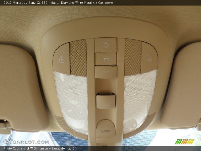 Diamond White Metallic / Cashmere 2012 Mercedes-Benz GL 550 4Matic