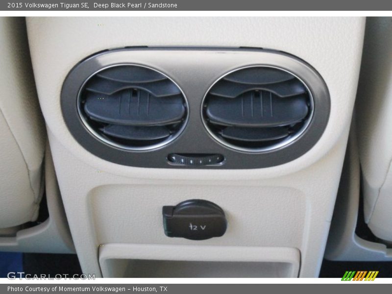 Deep Black Pearl / Sandstone 2015 Volkswagen Tiguan SE