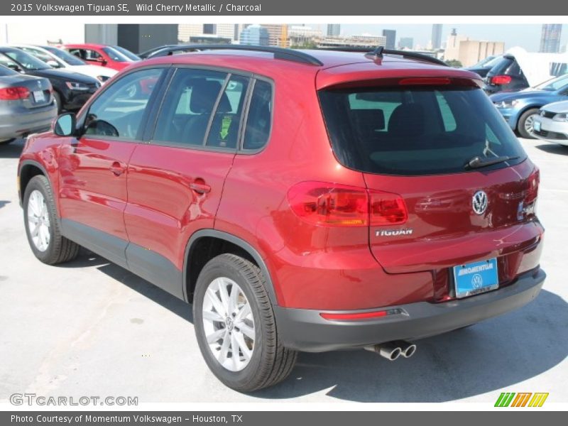 Wild Cherry Metallic / Charcoal 2015 Volkswagen Tiguan SE