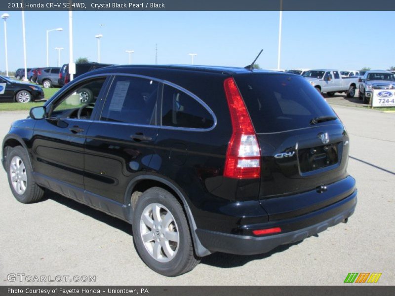 Crystal Black Pearl / Black 2011 Honda CR-V SE 4WD