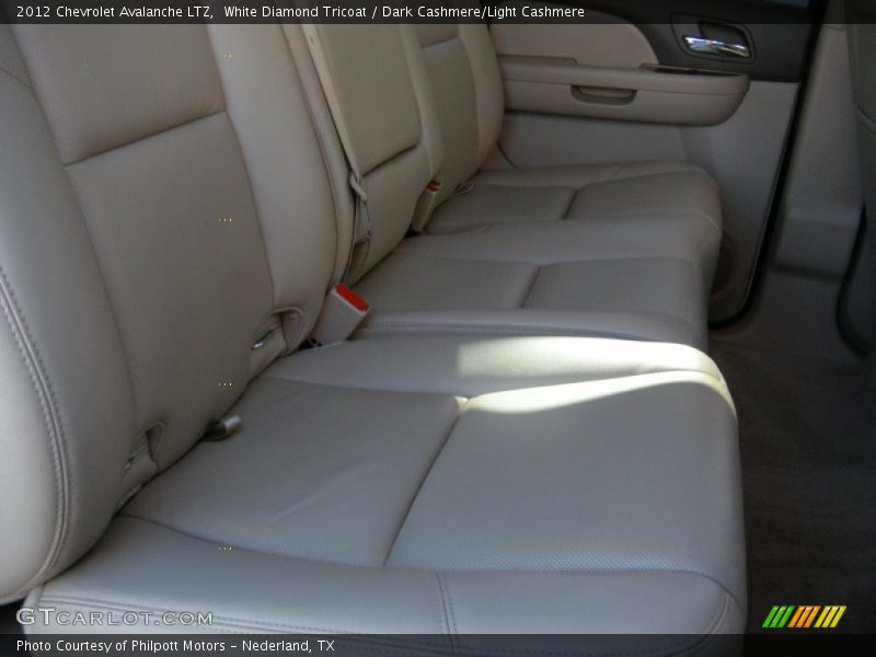 White Diamond Tricoat / Dark Cashmere/Light Cashmere 2012 Chevrolet Avalanche LTZ