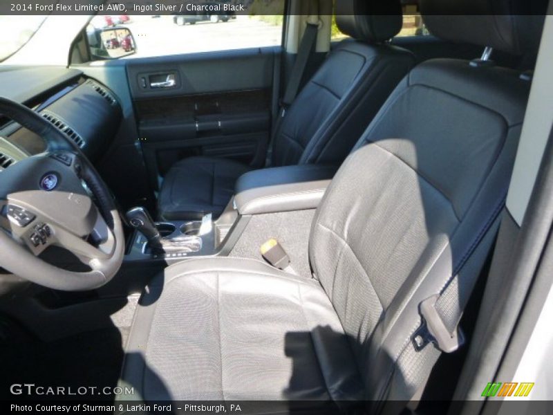 Ingot Silver / Charcoal Black 2014 Ford Flex Limited AWD