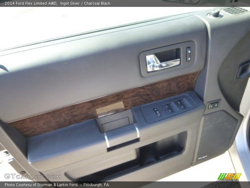 Ingot Silver / Charcoal Black 2014 Ford Flex Limited AWD