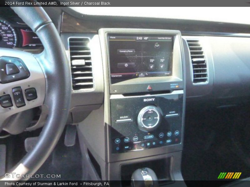 Ingot Silver / Charcoal Black 2014 Ford Flex Limited AWD