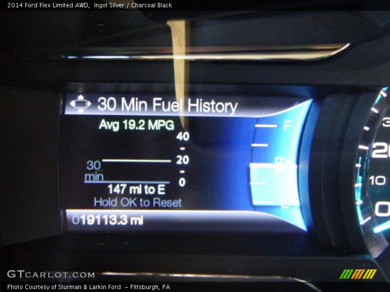 Ingot Silver / Charcoal Black 2014 Ford Flex Limited AWD