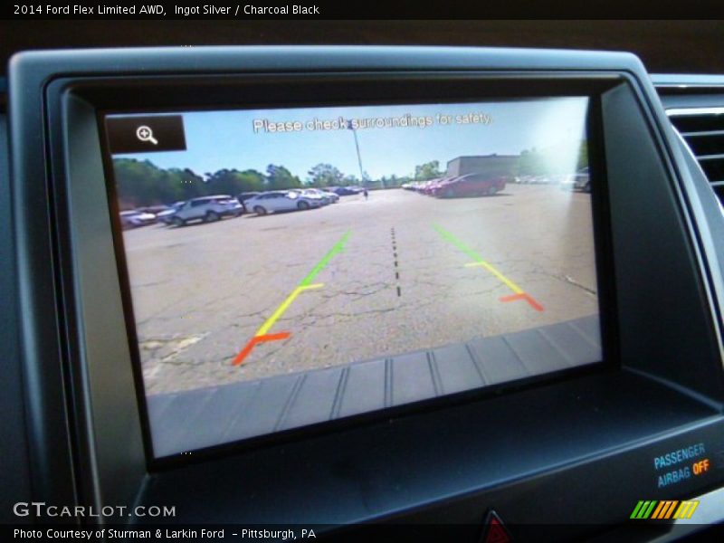 Ingot Silver / Charcoal Black 2014 Ford Flex Limited AWD