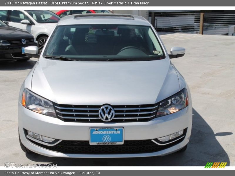 Reflex Silver Metallic / Titan Black 2015 Volkswagen Passat TDI SEL Premium Sedan