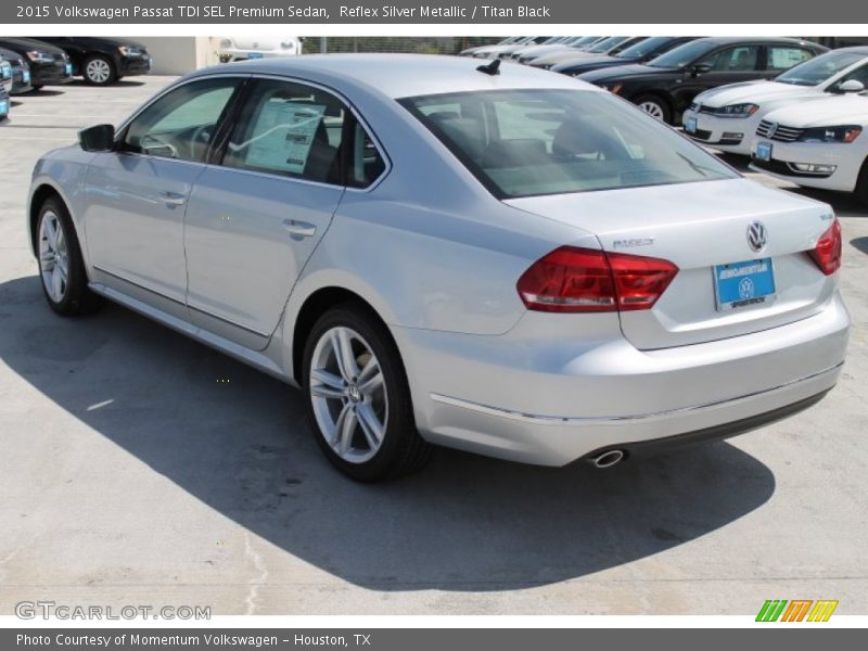 Reflex Silver Metallic / Titan Black 2015 Volkswagen Passat TDI SEL Premium Sedan