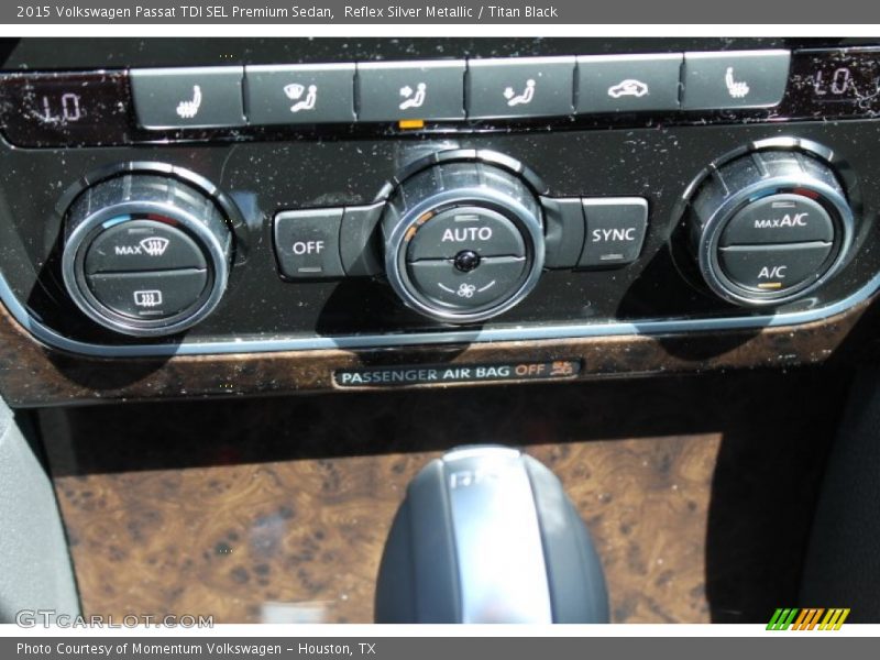 Reflex Silver Metallic / Titan Black 2015 Volkswagen Passat TDI SEL Premium Sedan
