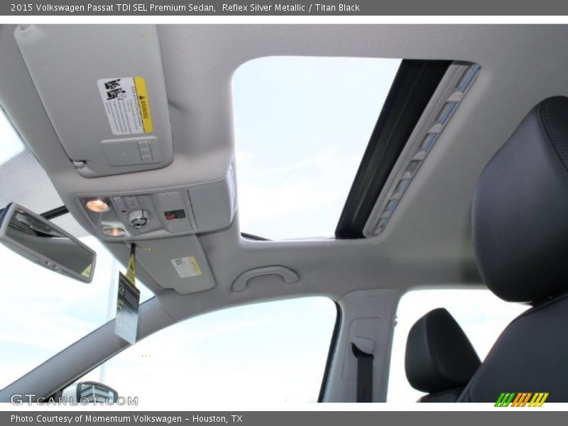 Reflex Silver Metallic / Titan Black 2015 Volkswagen Passat TDI SEL Premium Sedan