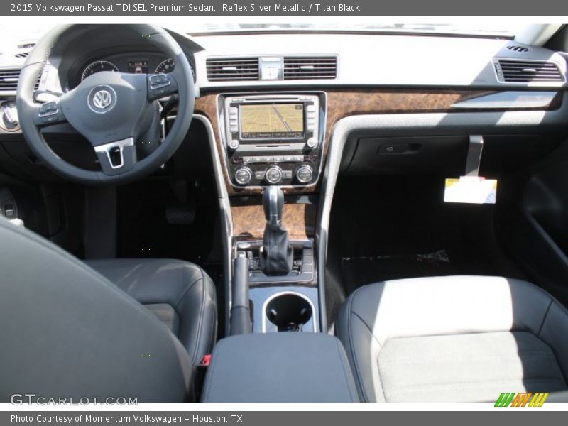 Reflex Silver Metallic / Titan Black 2015 Volkswagen Passat TDI SEL Premium Sedan