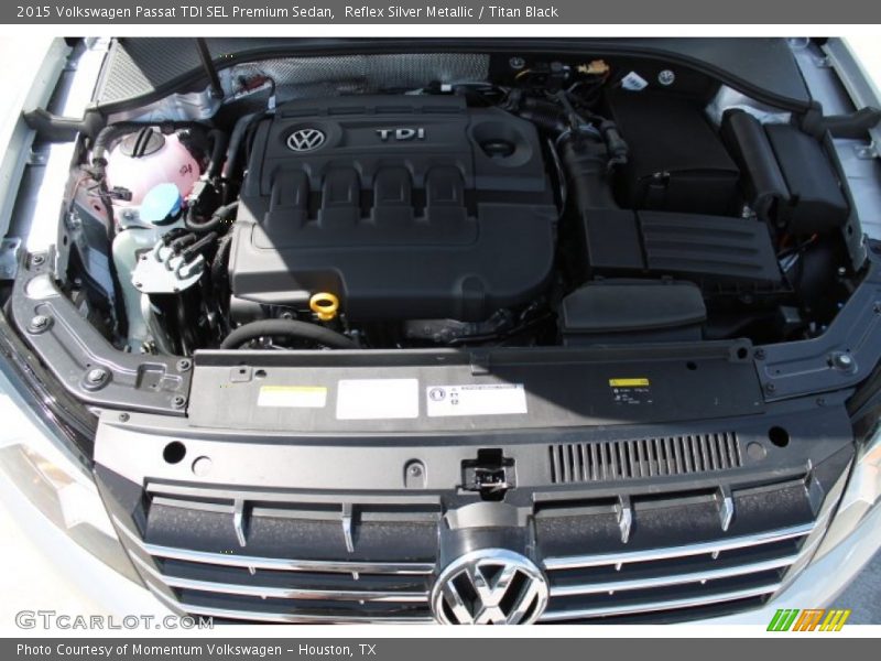 Reflex Silver Metallic / Titan Black 2015 Volkswagen Passat TDI SEL Premium Sedan