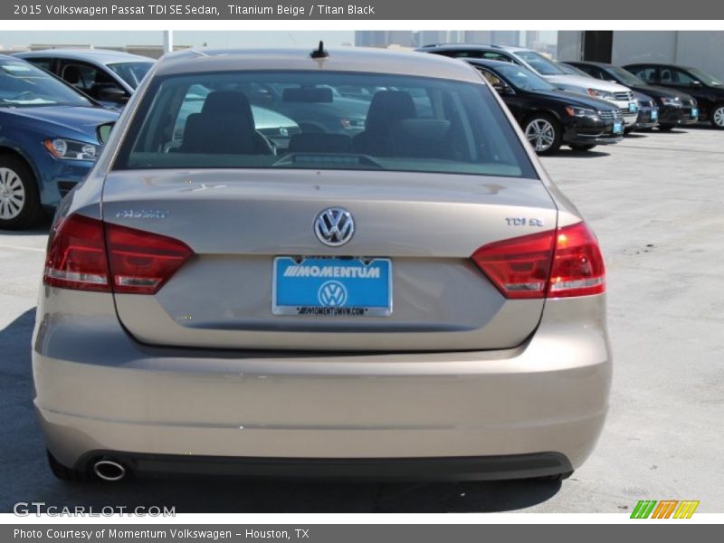 Titanium Beige / Titan Black 2015 Volkswagen Passat TDI SE Sedan