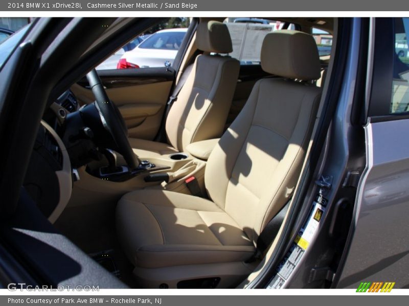 Cashmere Silver Metallic / Sand Beige 2014 BMW X1 xDrive28i