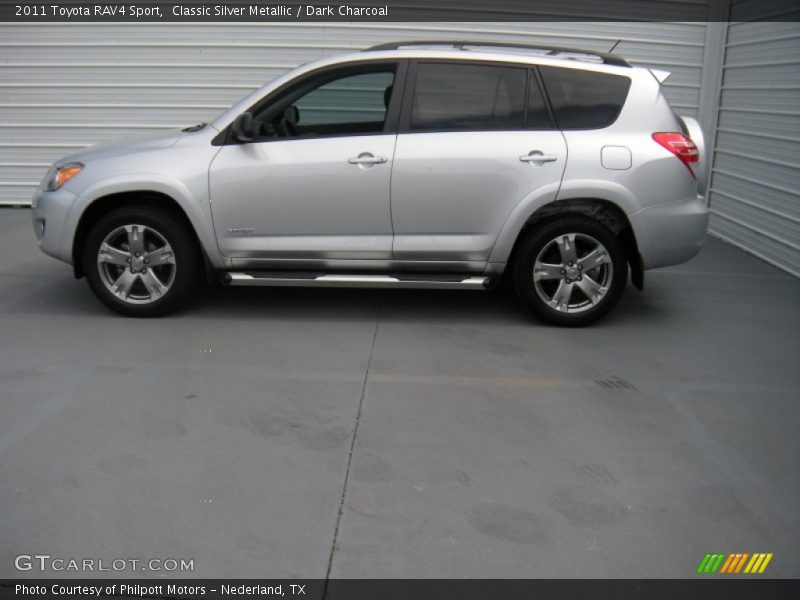 Classic Silver Metallic / Dark Charcoal 2011 Toyota RAV4 Sport