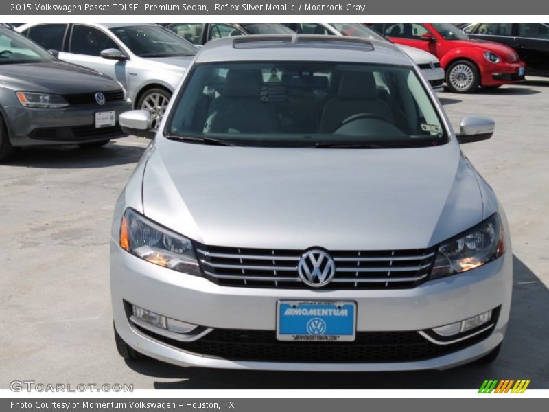 Reflex Silver Metallic / Moonrock Gray 2015 Volkswagen Passat TDI SEL Premium Sedan
