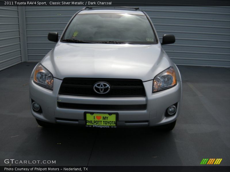 Classic Silver Metallic / Dark Charcoal 2011 Toyota RAV4 Sport