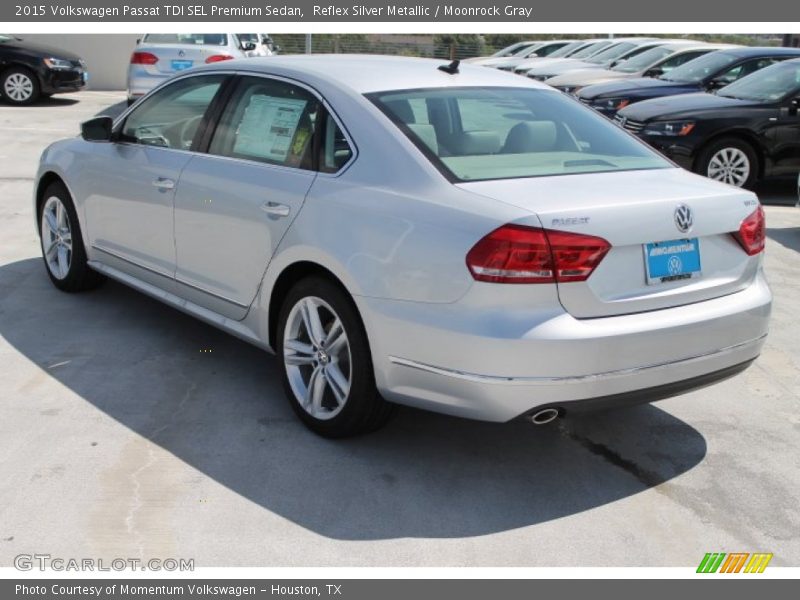 Reflex Silver Metallic / Moonrock Gray 2015 Volkswagen Passat TDI SEL Premium Sedan