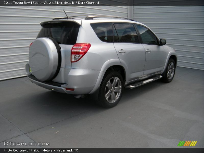 Classic Silver Metallic / Dark Charcoal 2011 Toyota RAV4 Sport
