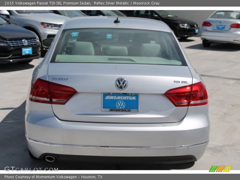 Reflex Silver Metallic / Moonrock Gray 2015 Volkswagen Passat TDI SEL Premium Sedan