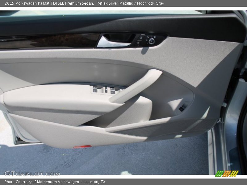 Reflex Silver Metallic / Moonrock Gray 2015 Volkswagen Passat TDI SEL Premium Sedan