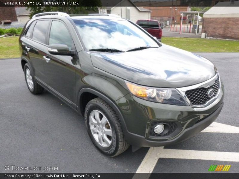 Tuscan Olive / Black 2012 Kia Sorento LX