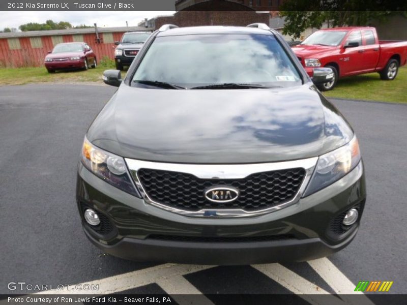 Tuscan Olive / Black 2012 Kia Sorento LX