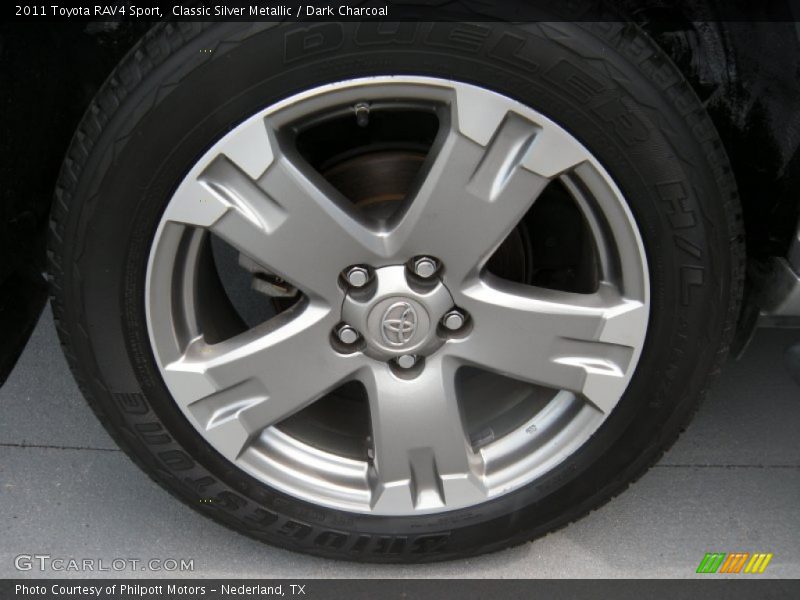 Classic Silver Metallic / Dark Charcoal 2011 Toyota RAV4 Sport