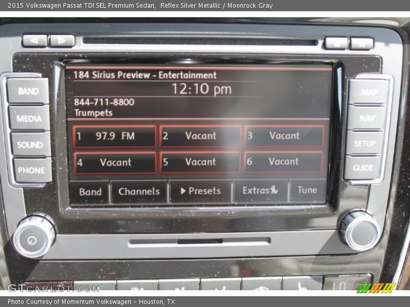 Reflex Silver Metallic / Moonrock Gray 2015 Volkswagen Passat TDI SEL Premium Sedan