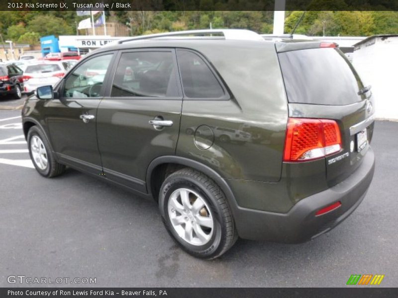 Tuscan Olive / Black 2012 Kia Sorento LX