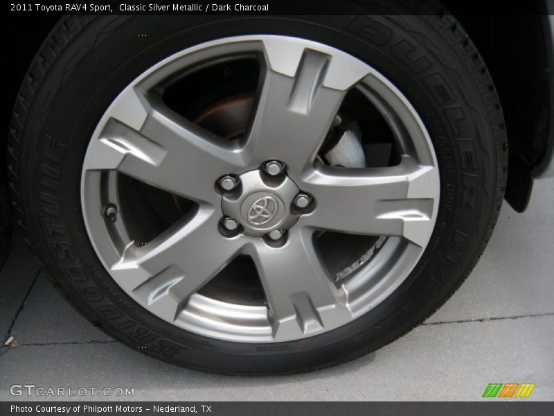 Classic Silver Metallic / Dark Charcoal 2011 Toyota RAV4 Sport