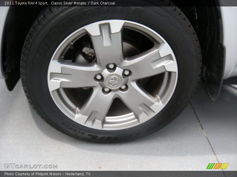 Classic Silver Metallic / Dark Charcoal 2011 Toyota RAV4 Sport