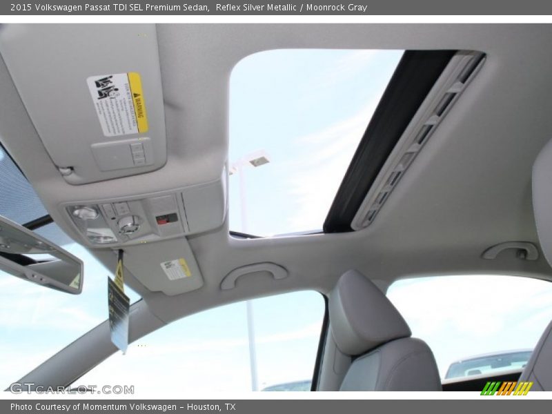 Reflex Silver Metallic / Moonrock Gray 2015 Volkswagen Passat TDI SEL Premium Sedan