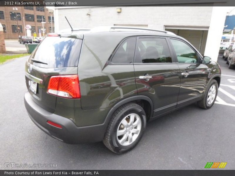 Tuscan Olive / Black 2012 Kia Sorento LX